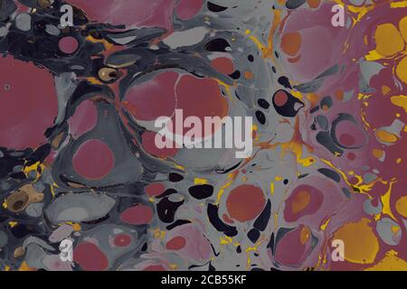 Abstract marbling pattern for fabric,  design.  marbling background texture Stock Photo