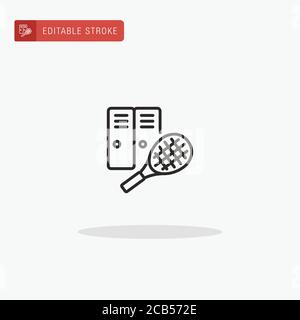 Lockers icon vector. Lockers icon for presentation. Stock Vector