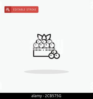 Fish Eggs icon vector. Fish Eggs icon for presentation. Stock Vector