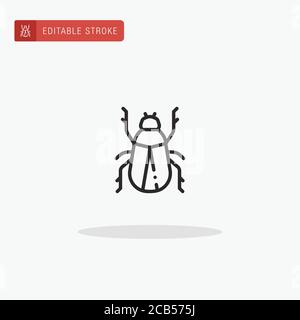 Insect icon vector. Insect icon for presentation. Stock Vector