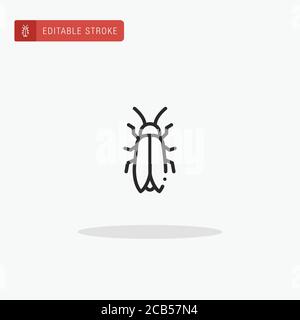 Firefly icon vector. Firefly icon for presentation. Stock Vector