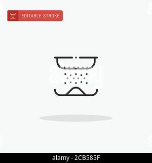 Sifted icon vector. Sifted icon for presentation. Stock Vector