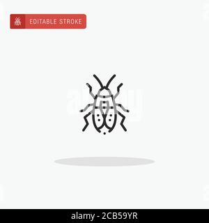 Firebug icon vector. Firebug icon for presentation. Stock Vector