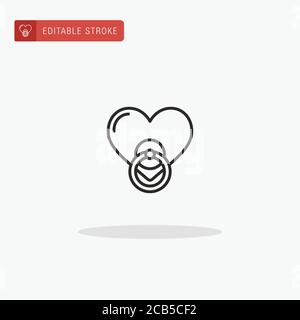 Dummy icon vector. Dummy icon for presentation. Stock Vector