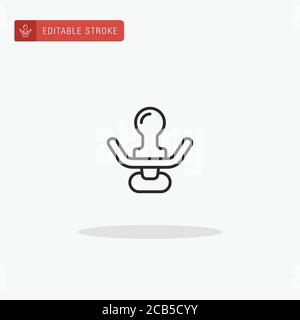 Dummy icon vector. Dummy icon for presentation. Stock Vector