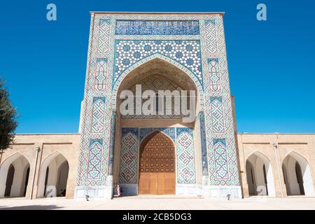 Shakhrisabz, Uzbekistan - Kok-Gumbaz Mosque at Dorut Tilavat Complex in Shakhrisabz, Uzbekistan. It is part of World Heritage Site. Stock Photo