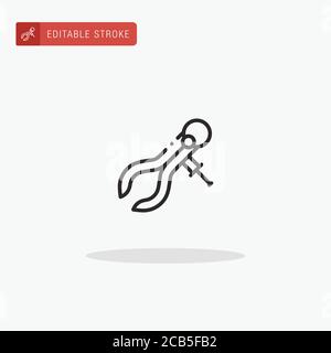 Caliper icon vector. Caliper icon for presentation. Stock Vector