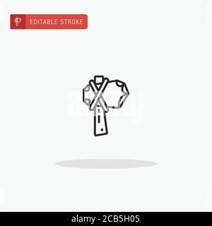Axe icon vector. Axe icon for presentation. Stock Vector