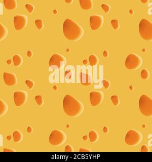 A piece of delicious cheese, cheese texture with air bubbles. Vector cheese background. Template for your design. Stock Vector