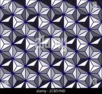 Geometric seamless pattern, bright vector abstract background. Infinitely repeating stylish modern texture can be used in textile and design. Stock Vector