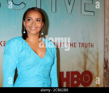 LOS ANGELES - JAN 10:  Carmen Ejogo at the 'True Detective' Season 3 Premiere Screening at the Directors Guild of America on January 10, 2019 in Los Angeles, CA Stock Photo