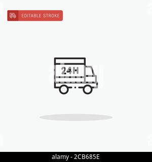 Brain Computer Interface icon vector. Brain Computer Interface icon for presentation. Stock Vector