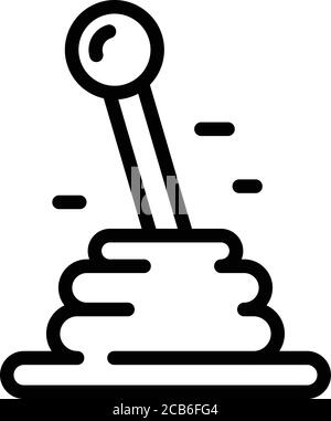 Automatic gearbox icon, outline style Stock Vector Image & Art - Alamy