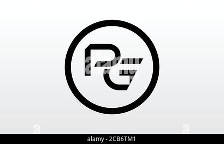 Initial PG Letter Logo With Creative Modern Business Typography Vector Template. Creative Letter PG Logo Vector. Stock Vector