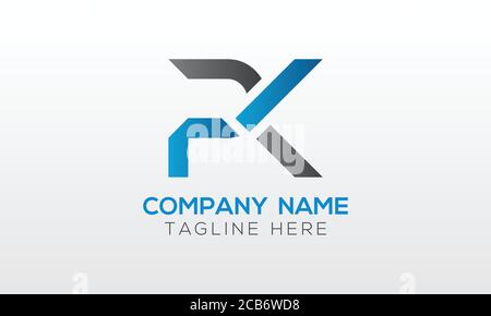 Initial PK Letter Logo With Creative Modern Business Typography Vector Template. Creative Letter PK Logo Vector. Stock Vector