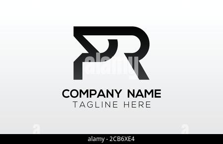 Initial PR Letter Logo With Creative Modern Business Typography Vector Template. Creative Letter PR Logo Vector. Stock Vector