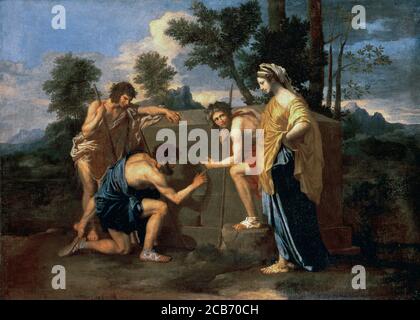 The Arcadian Shepherds or Et In Arcadia Ego (1640) Nicolas Poussin 1594 ...