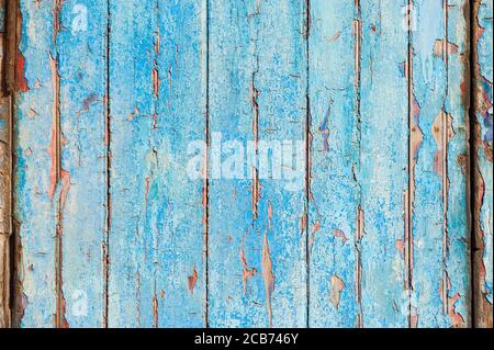Old blue wooden background, perfect textured pattern. Stock Photo