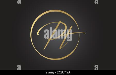 Initial PT Letter Logo With Creative Modern Business Typography Vector Template. Creative Letter PT Logo Vector. Stock Vector