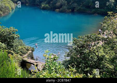 Reservoir Margam Port Talbot South Wales Stock Photo Alamy