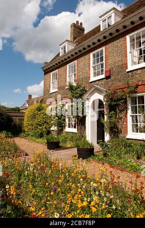 Beautiful period town house in the cathedral city of Ely, Cambridgeshire, England. Stock Photo