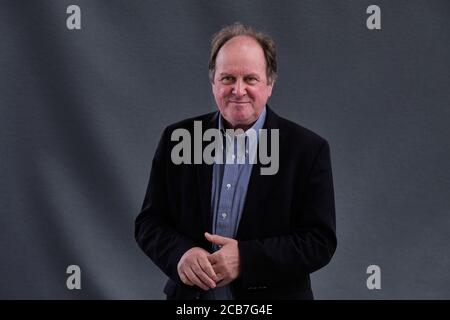 British radio and news presenter James Naughtie attends a photocall during the annual Edinburgh International Book Festival 2018 Stock Photo