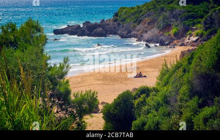 Loutsa beach hi-res stock photography and images - Alamy