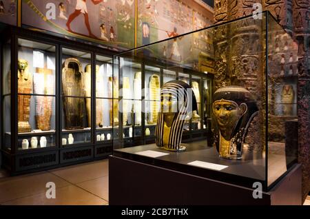 VIENNA, AUSTRIA - MAY 20, 2017: Kunsthistorische Museum (Fine Art History Museum) of Vienna, Austria, on may 20, 2017. The Egyptian Collection Stock Photo