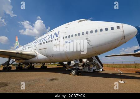 South African Airways Boeing 747SP preserved at SAA Museum Society in ...