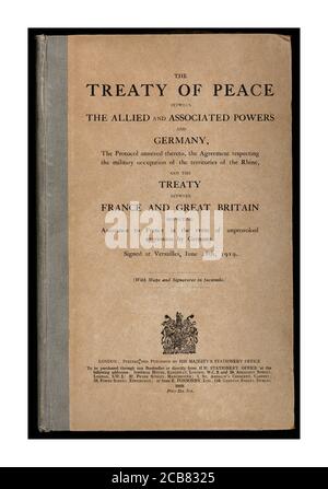 The Treaty of Versailles was the most important of the peace treaties ...