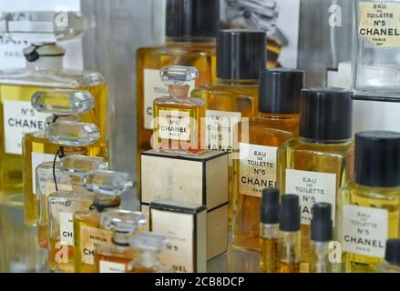 A boxed bottle of Chanel Pour Monsieur eau de toilette mens aftershave  perfume for men shot on a white background Stock Photo - Alamy