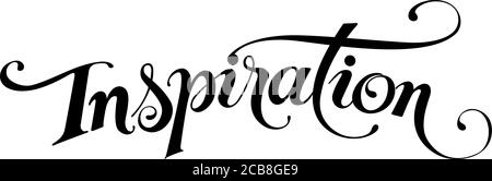 Custom calligraphy text Stock Vector