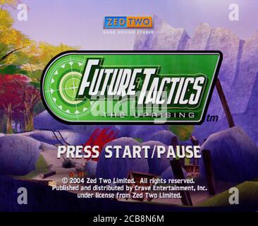 Future Tactics The Uprising - Nintendo Gamecube Videogame - Editorial use only Stock Photo