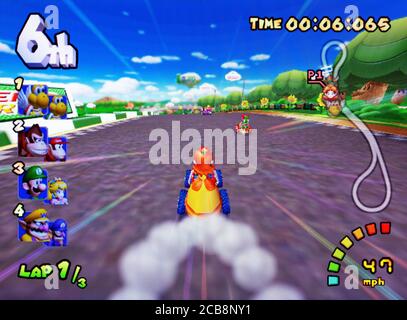 Mario Kart Double Dash - Nintendo Gamecube Videogame - Editorial use only Stock Photo