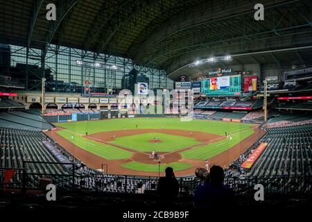 An aerial view of Minute Maid Park, Sunday, May 30, 2021, in Houston. The  stadium is the home of the Houston Astros. Photo via Credit: Newscom/Alamy  Live News Stock Photo - Alamy