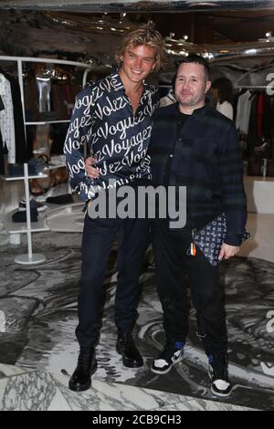 Jarrod Scott (Model & Race-Car Driver) attends the opening of the first Louis  Vuitton men's pop up store in Westfield Sydney Stock Photo - Alamy