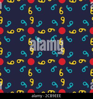 Abstract seamless geometric pattern background Stock Vector