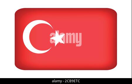 Flag of Turkey Stock Vector