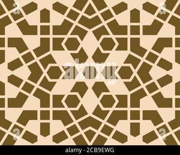 Arabic seamless pattern. Vector background Stock Vector