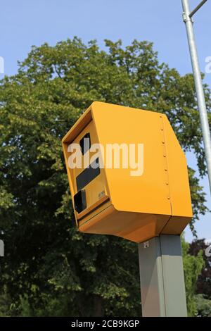 A roadside digital Gatso speed camera. Stock Photo