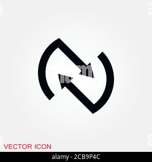Arrow Icon in trendy flat style isolated on background. Arrow symbol Stock Vector