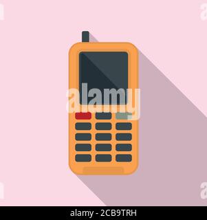 Survival phone icon. Flat illustration of survival phone vector icon for web design Stock Vector