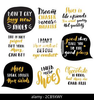 Vector calligraphy illustration isolated on white background. Stock Vector