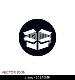 Box icon. Vector Gift Box Icons, Holiday Presents Stock Vector