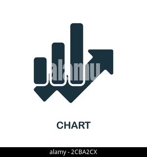 Chart icon. Simple element from investment collection. Creative Chart icon for web design, templates, infographics and more Stock Vector