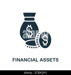 Financial Assets icon. Simple element from investment collection. Creative Financial Assets icon for web design, templates, infographics and more Stock Vector