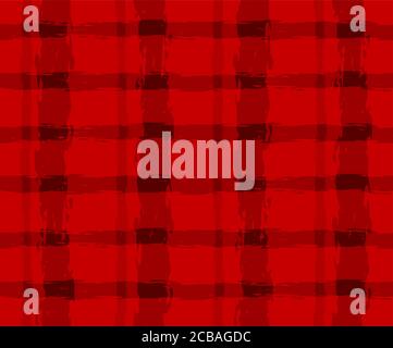 Seamless texture with red cells. Vector background for your creativity Stock Vector