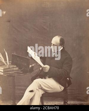 Lord Canning, Viceroy and Governor General of India, from March 1856 to March 1862, 1860. Stock Photo
