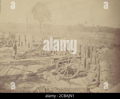 Rebel Works in Front of Atlanta, Georgia, No. 2, 1864. Stock Photo