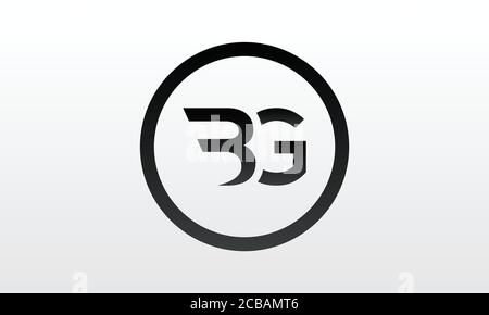 Initial BG Letter Logo With Creative Modern Business Typography Vector Template. Creative Letter BG Logo Vector. Stock Vector